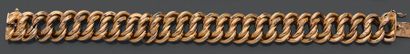 Bracelet souple en or jaune 18K (750), à...