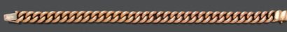 Bracelet en or jaune14K (585), à maillons...