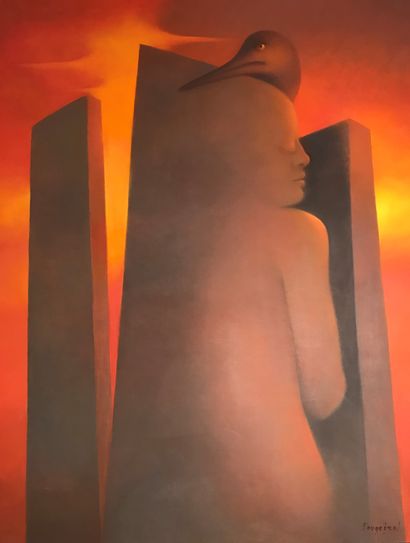 ATELIER JACQUES FOUGEIROL
BIRD FACE AND COLUMNS....