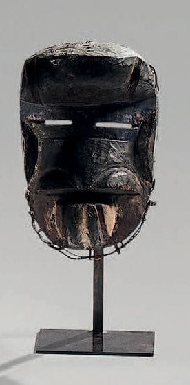Terrifying mask. Healed People. Ivory Coast....
