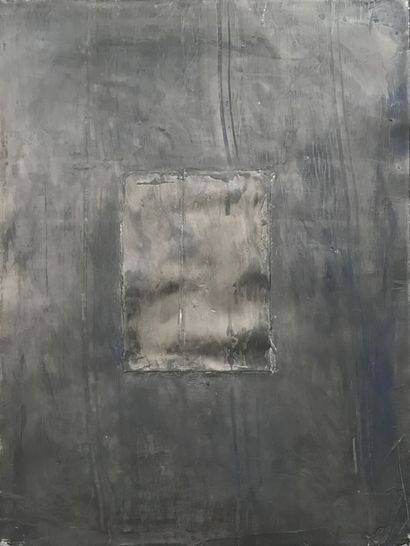 Ecole moderne :
WITHOUT TITLE, BLACK ON BLUE....