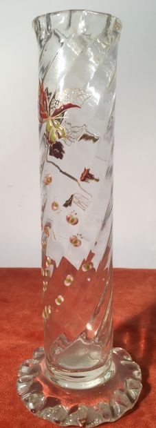 ÉMILE GALLE (1846-1904).
Small cornet vase...