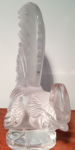 LALIQUE France.
Dwarf cockerel radiator cap,...