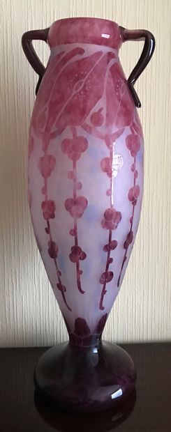 LE VERRE FRANÇAIS.
White and purple double-layer...