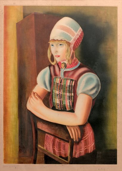 Moïse KISLING (1891-1952) :
YOUNG GIRL IN...