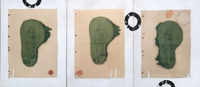 Joël LEICK (né en 1961) :
FORMS. 
Gouache...