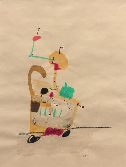 Carlo RÉA (né en 1962) :
THE TROLLEY. 
Mixed...
