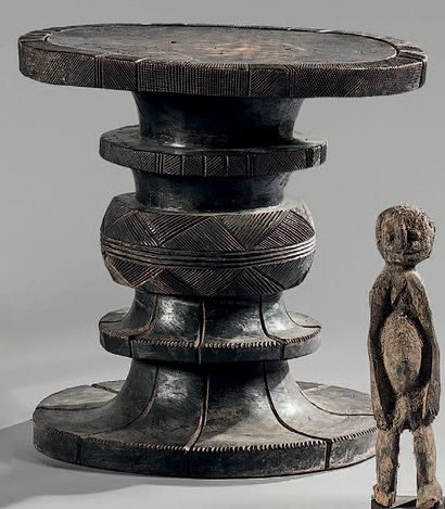 Stool. Mangbetu People. 
Democratic Republic...
