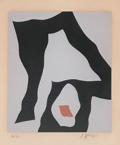 Jean ARP (1886-1966) :
WITHOUT TITLE. 
Lithograph...