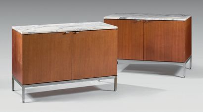 KNOLL International. 

Pair of small low...