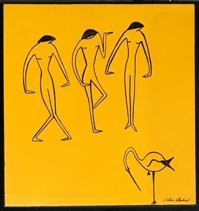 Hélène PERDRIAT (1894-1969) :
THREE DANCERS...