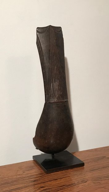 Wooden spoon (missing). Fang people. Gabon....