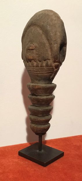 Wooden fragment. Dogon people. Mali 
H.:...