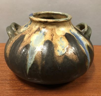 SAINT-HONORE :
Vase, flattened belly, with...