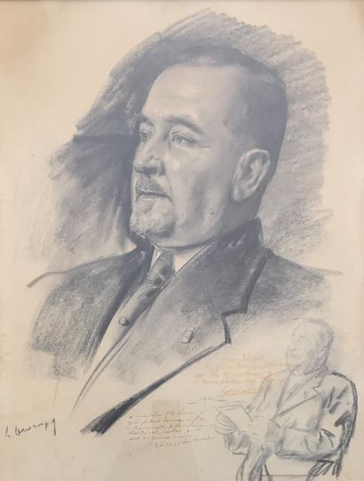 Lucien JONAS (1880-1947) :
PORTRAIT OF DOCTOR...