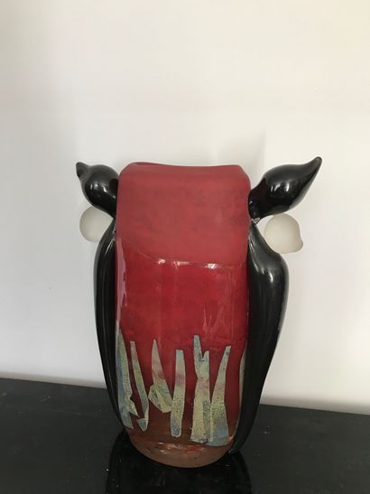Xavier de MIRBECK (né en 1947).
Vase with...