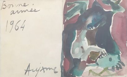 Jean AUJAME (1905-1965) :
- HAPPY NEW YEAR,...