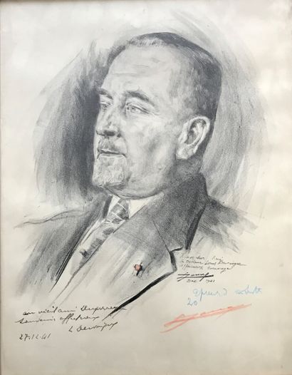 Lucien JONAS (1880-1947) :
PORTRAIT OF DOCTOR...