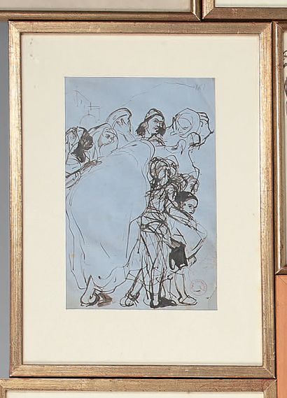 Alfred DEHODENCQ (1822-1882) :
MOROCCAN WOMEN...