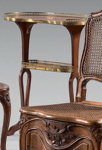 Mahogany and mahogany veneer coffee table,...