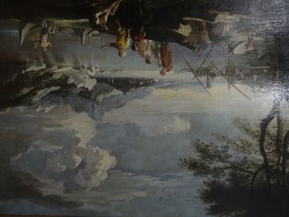 École ITALIENNE, dans le goût de Salvator...