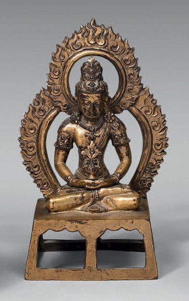 CHINE - Époque QIANLONG (1736-1795).
Statuette...