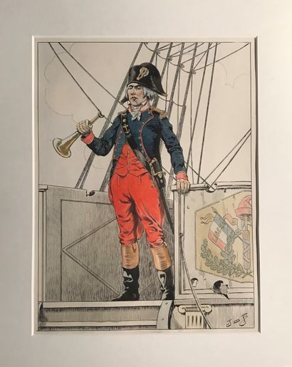 JOB (1858-1931) :
SERGEANT OF THE BAYONNE...