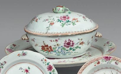 Compagnie des Indes - XVIIIe siècle.
Porcelain...