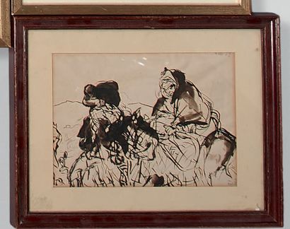 Alfred DEHODENCQ (1822-1882) :
PAYSANNES...