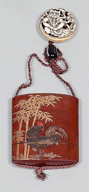 JAPON - XIXe siècle.
Two inro :
- with three...