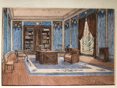 Ernest POIRSON (XIXe-XXe siècle) :
BUREAU...