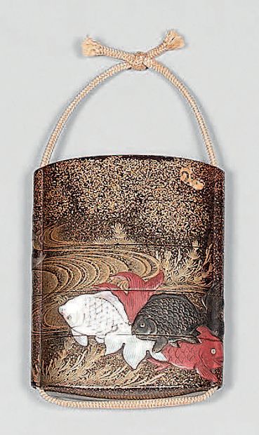 JAPON - XIXe siècle.
Inro with four compartments...