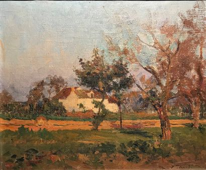 Paul MESLÉ (1855-1929) :
MAISON DANS LES...