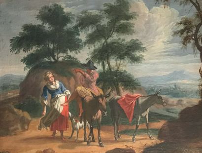 École HOLLANDAISE de la fin du XVIIIe siècle,...