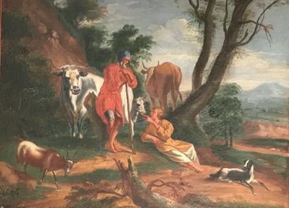 École HOLLANDAISE de la fin du XVIIIe siècle,...