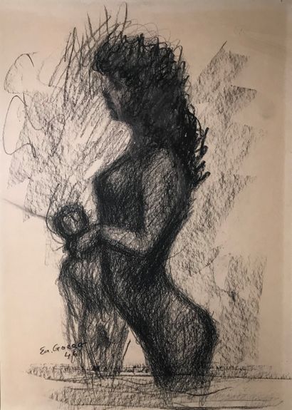 Edouard GOERG (1893-1969) :
DEUX FIGURES...