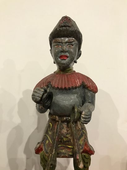 Chine - Fin du XIXe siècle.
Two statuettes...
