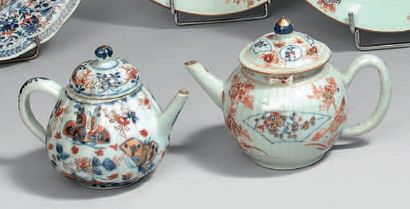 CHINE, Compagnie des Indes - XVIIIe siècle.
Deux...
