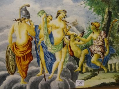 Dans le goût des faïences de CASTELLI du...