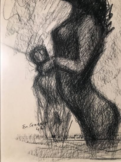 Edouard GOERG (1893-1969) :
DEUX FIGURES...