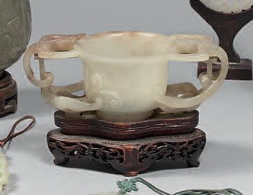 Chine - XVIIIe siècle.
A small celadon and...