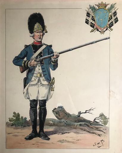 JOB (1858-1931) :
OFFICER OF THE FRENCH NAVY....