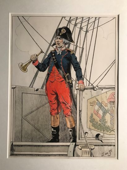 JOB (1858-1931) :
SERGEANT OF THE BAYONNE...