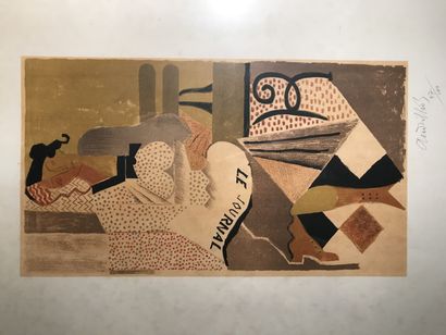 Michel ANDRILLON (XXe SIÈCLE) :
THE NEWSPAPER,...
