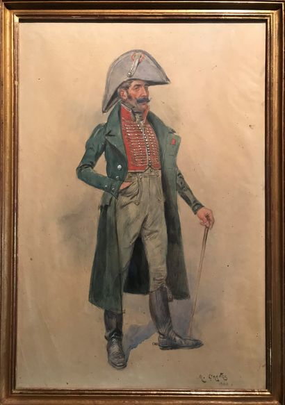 Maurice ORANGE (1868-1916) :
OFFICER IN FROCK...