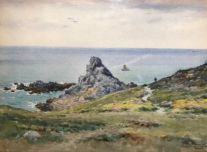 Léon HAMONET (1877-1953) :
CHÂTEAU-NOYÉ ET...