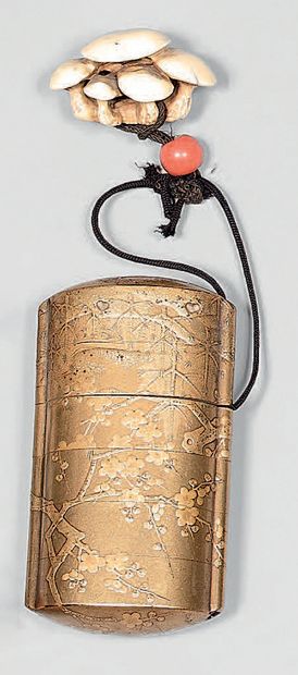JAPON - XIXe siècle.
Two inro :
- with five...