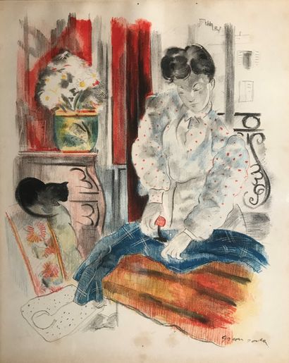 Emilio GRAU SALA (1911-1975) :
REPASSEUSE...
