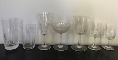 BACCARAT.Modèle NANCY.

Partie de service...