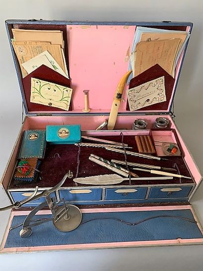 Coffret de jeux de papeterie en papier gaufré...